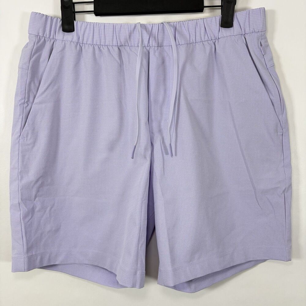 Lululemon Athletic Shorts Mens Size Large Light Purple Linerless Drawstring 32x7
